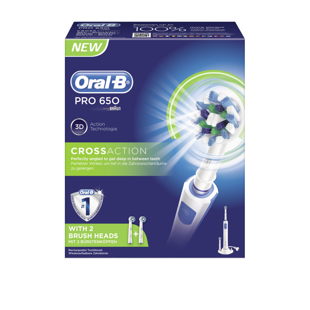 Mund & Tandpleje Oral B PRO 650 Cross Action Mund & Tandpleje Oral B PRO 650 Cross Action